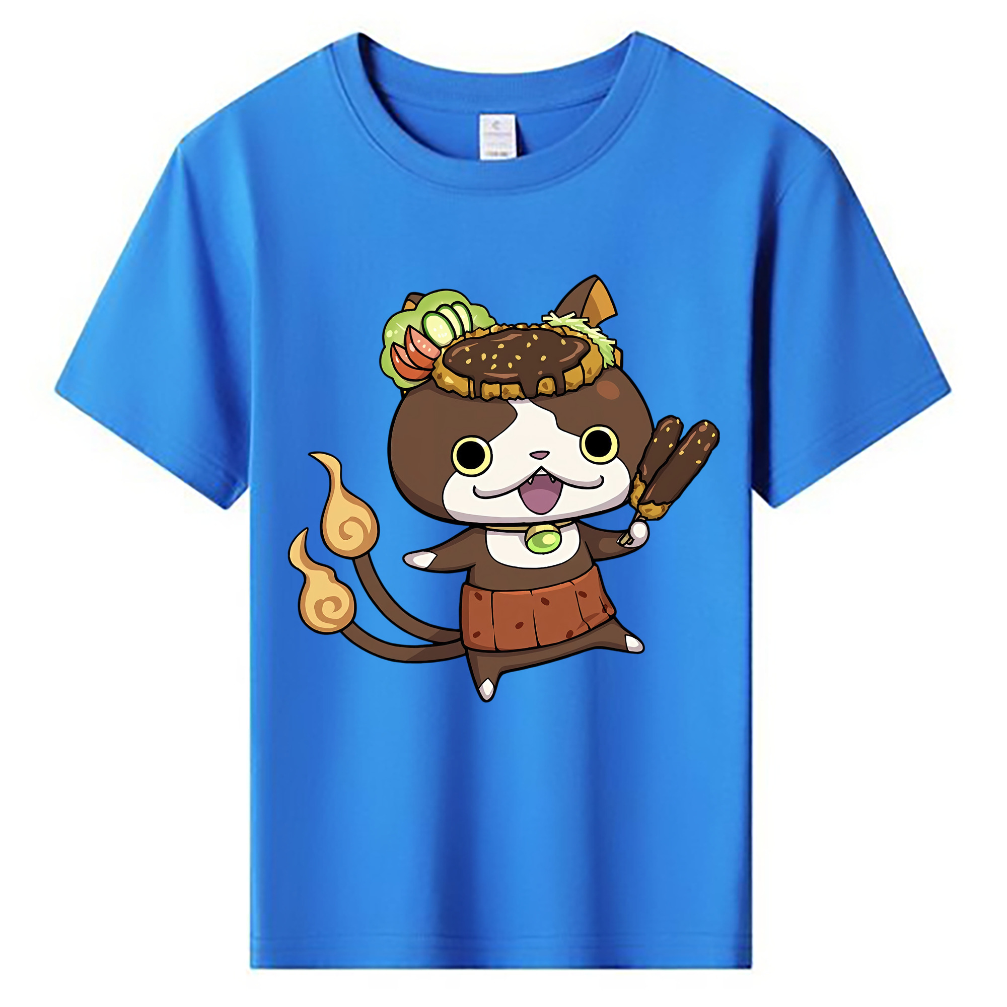 （画像用） 妖怪ウォッチ Yo-kai Watch 綿100％キッズTシャツ（フロントプリント）
